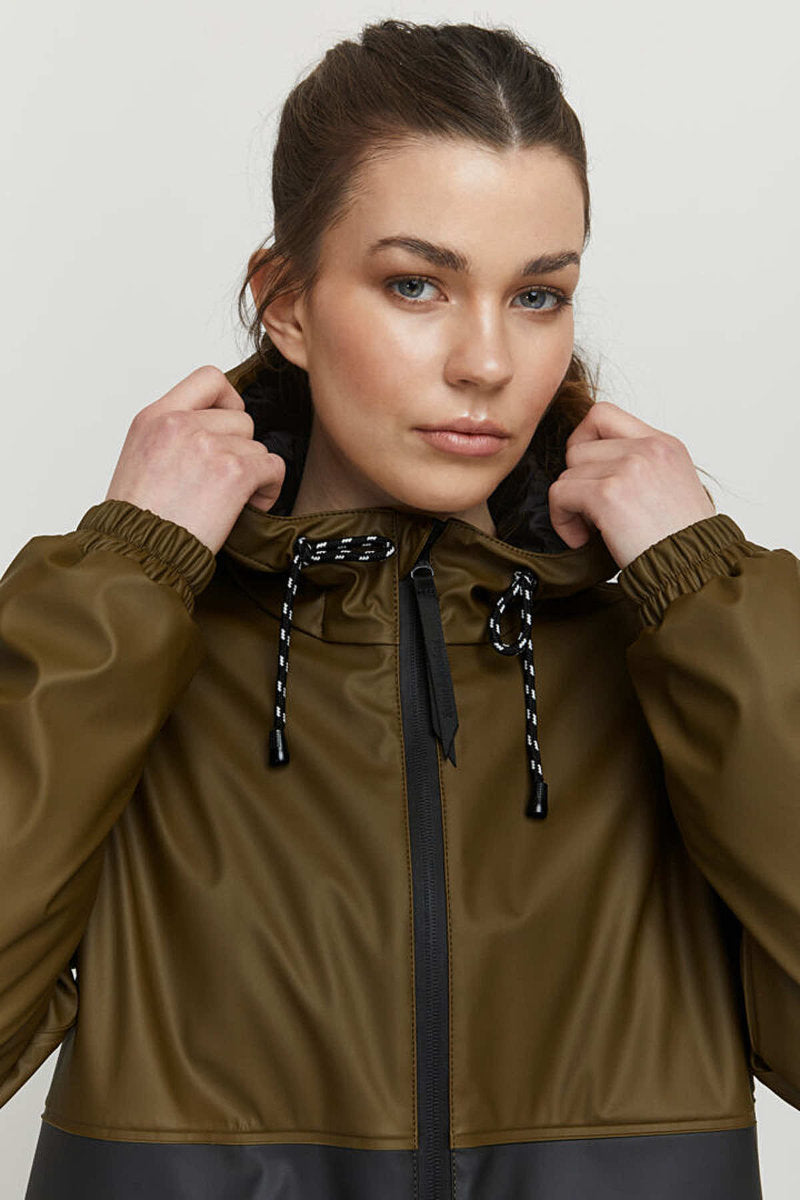 Avan jacket, olive mix