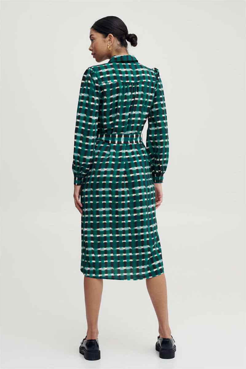 Ibine shirt dress, sea green
