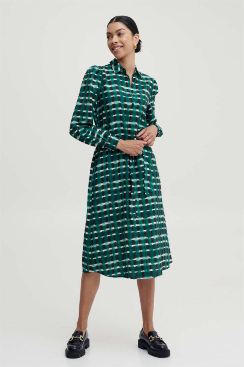 Ibine shirt dress, sea green