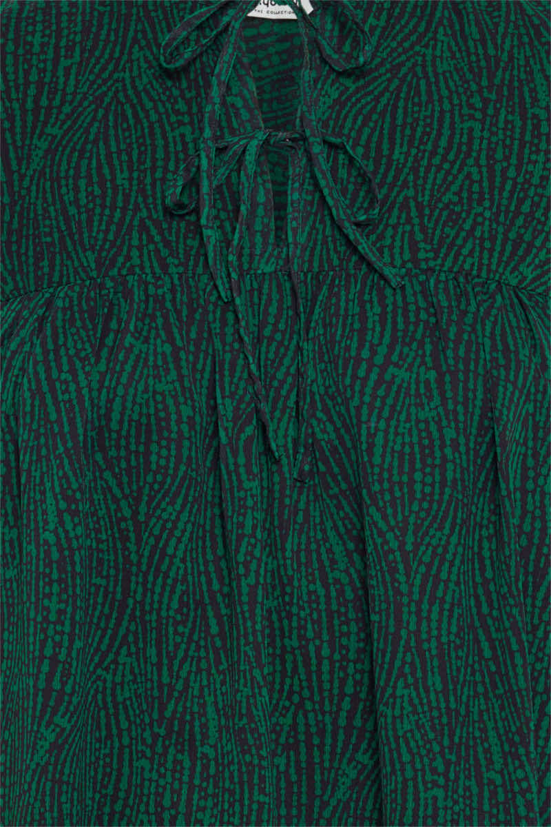 Hima short dress, sea green