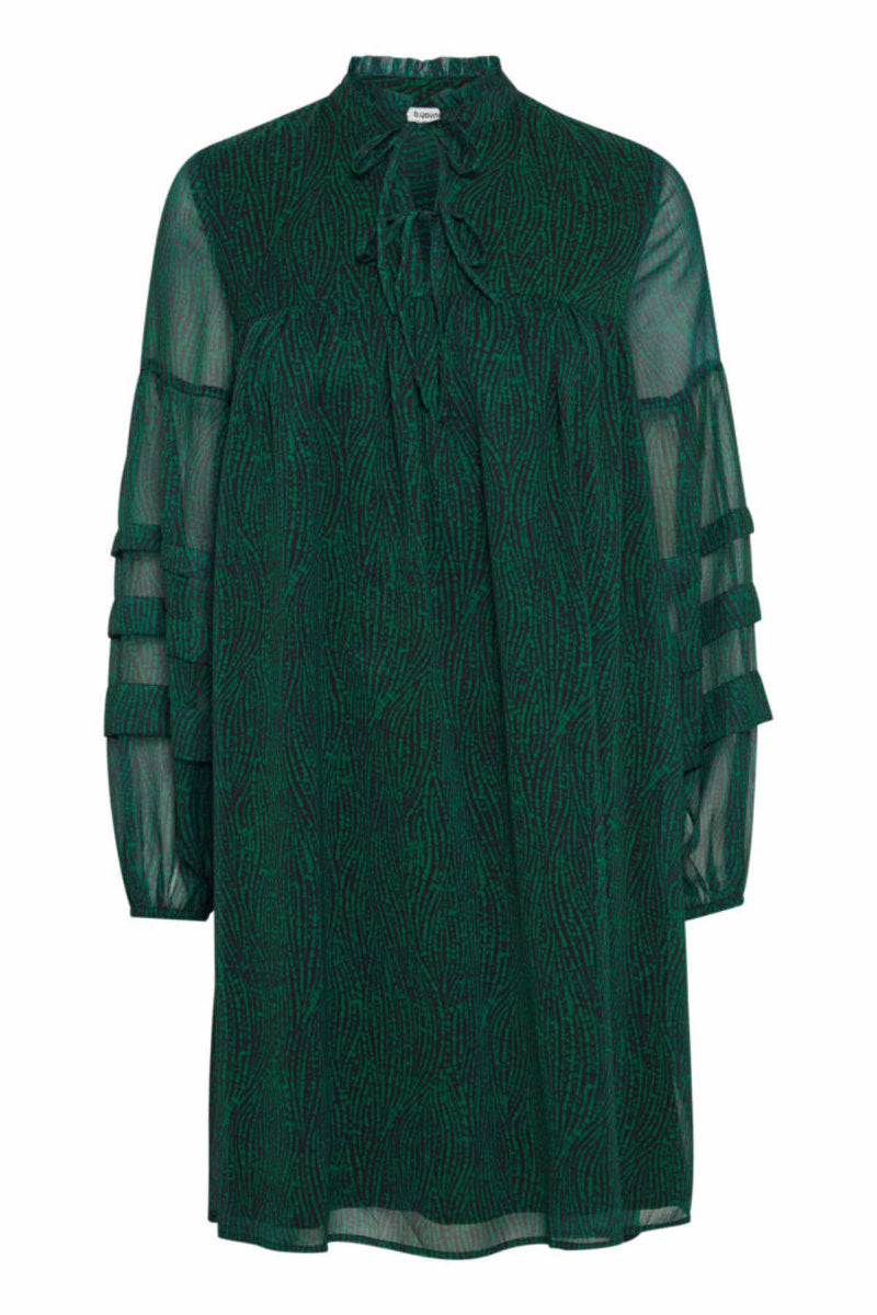 Hima short dress, sea green