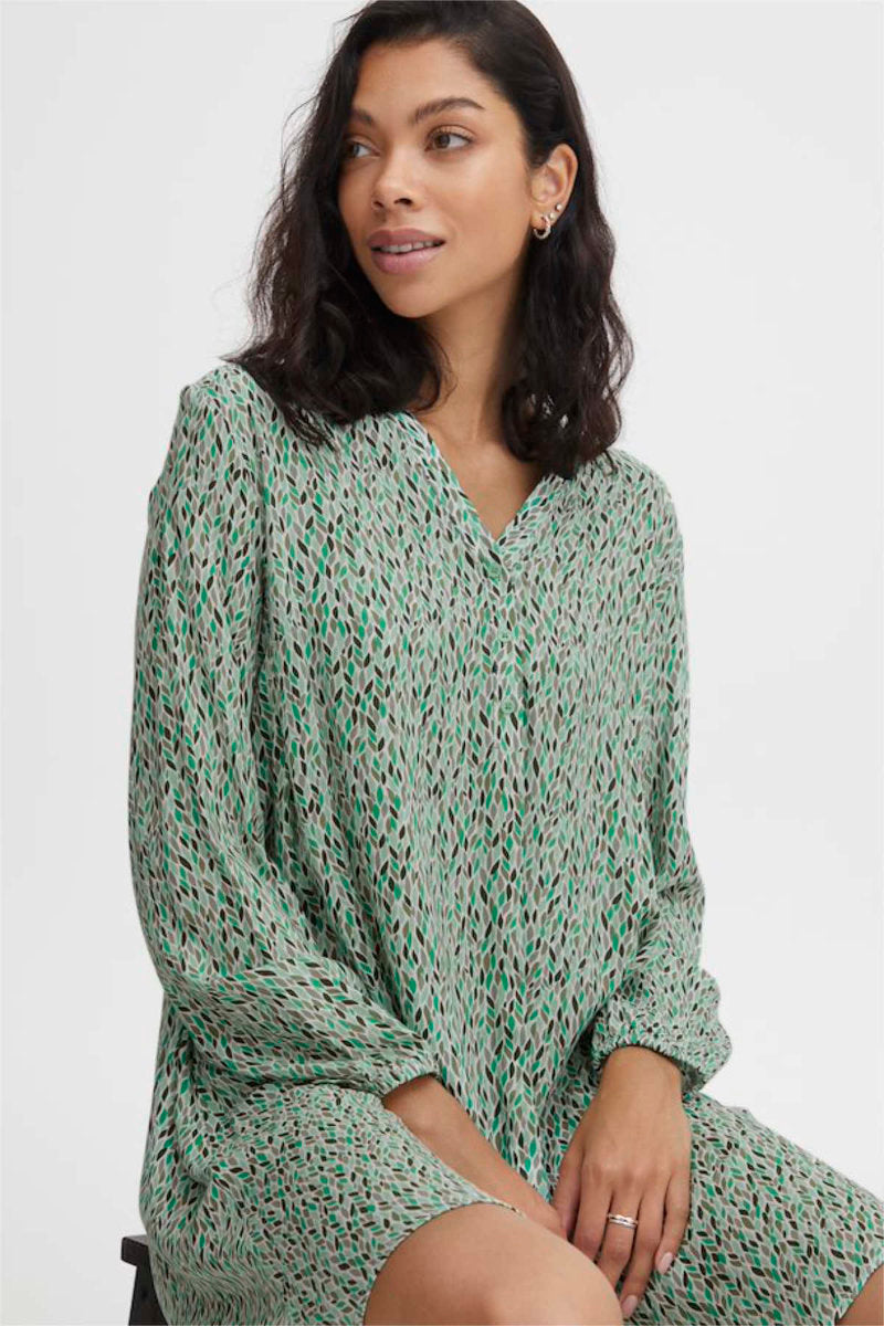 Josa tunic dress, Ming green