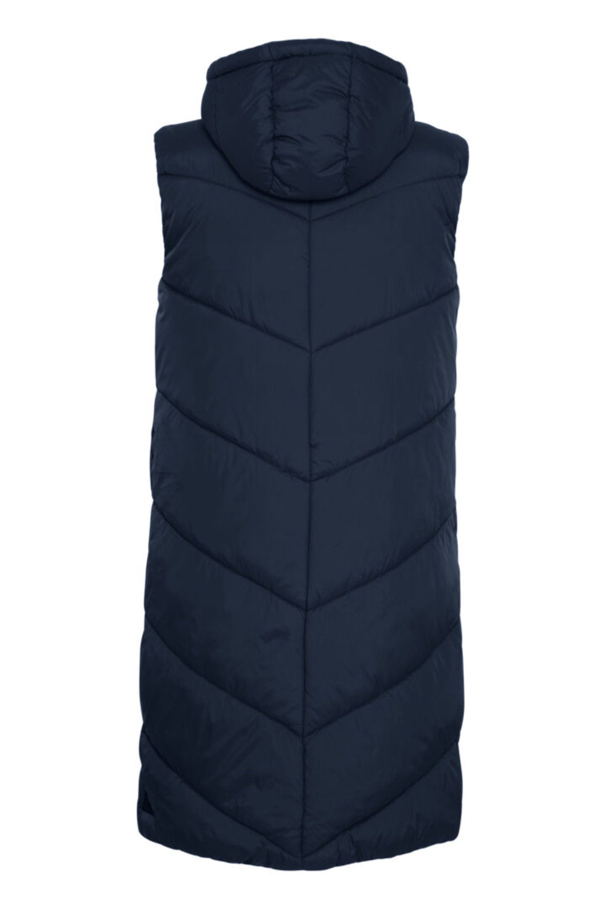 Bomina long gilet, navy