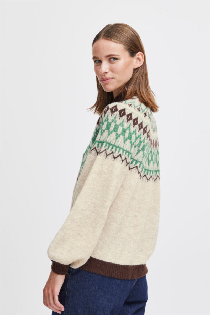 Maritne scandi jumper, frost grey
