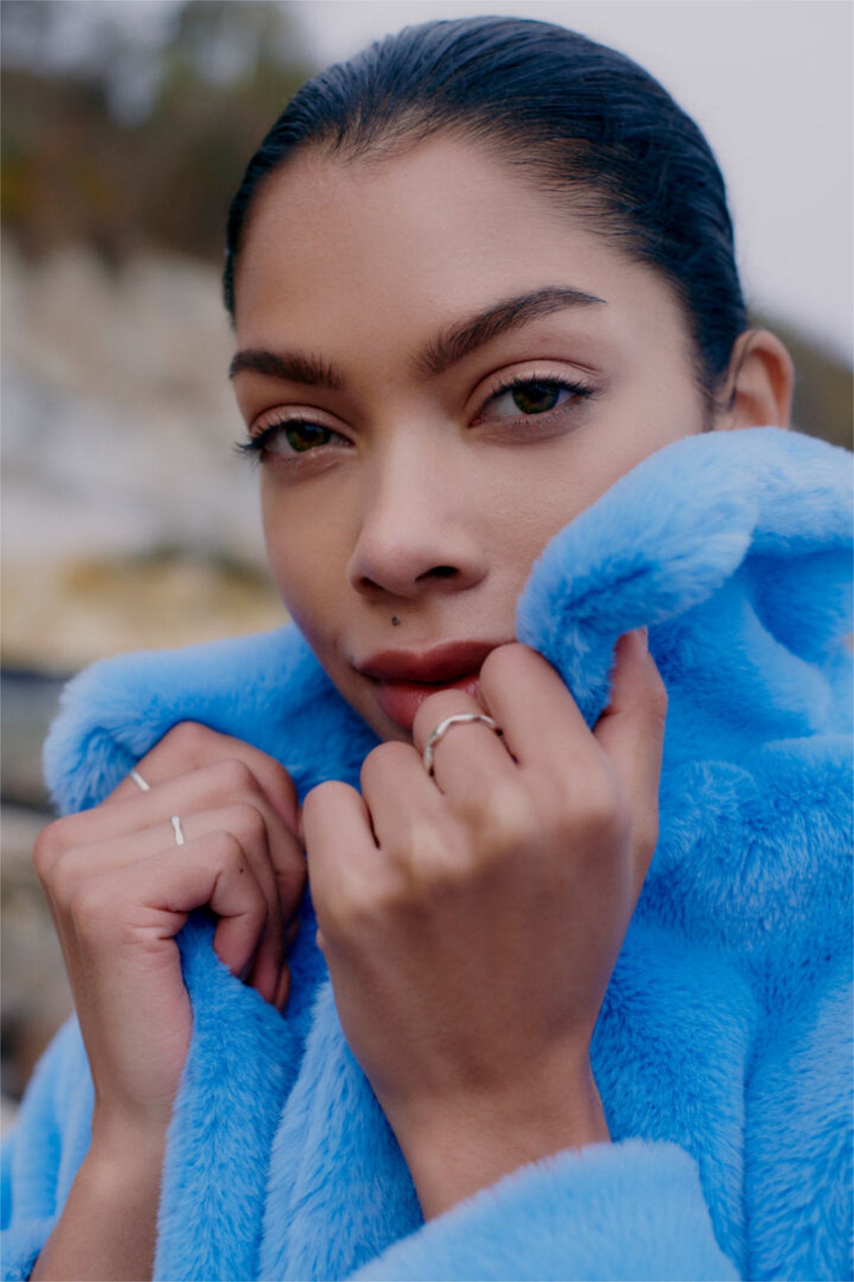 Calcino coat, Provence blue