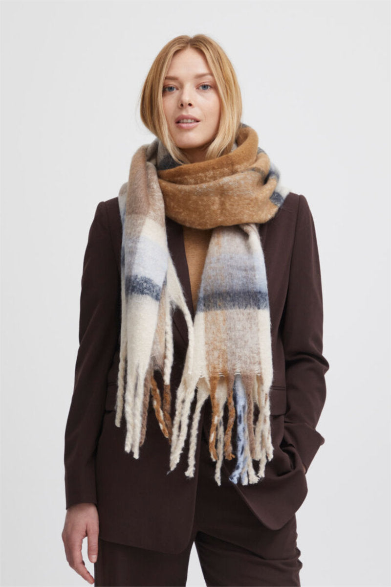 Wagne Scarf, tan mix