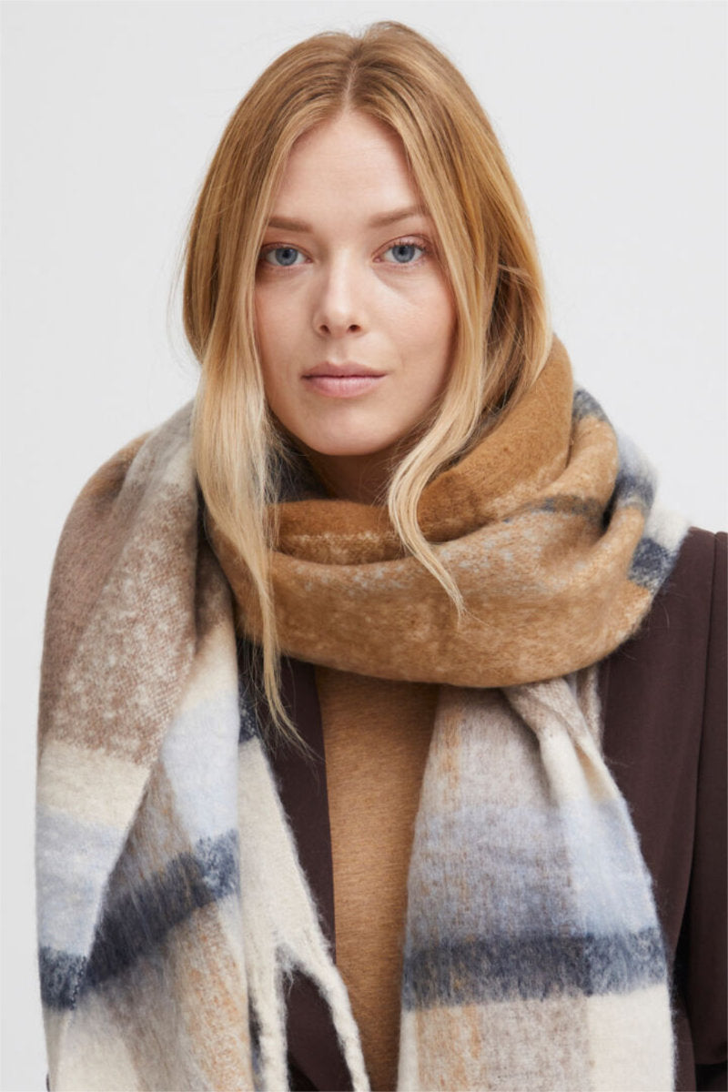 Wagne Scarf, tan mix