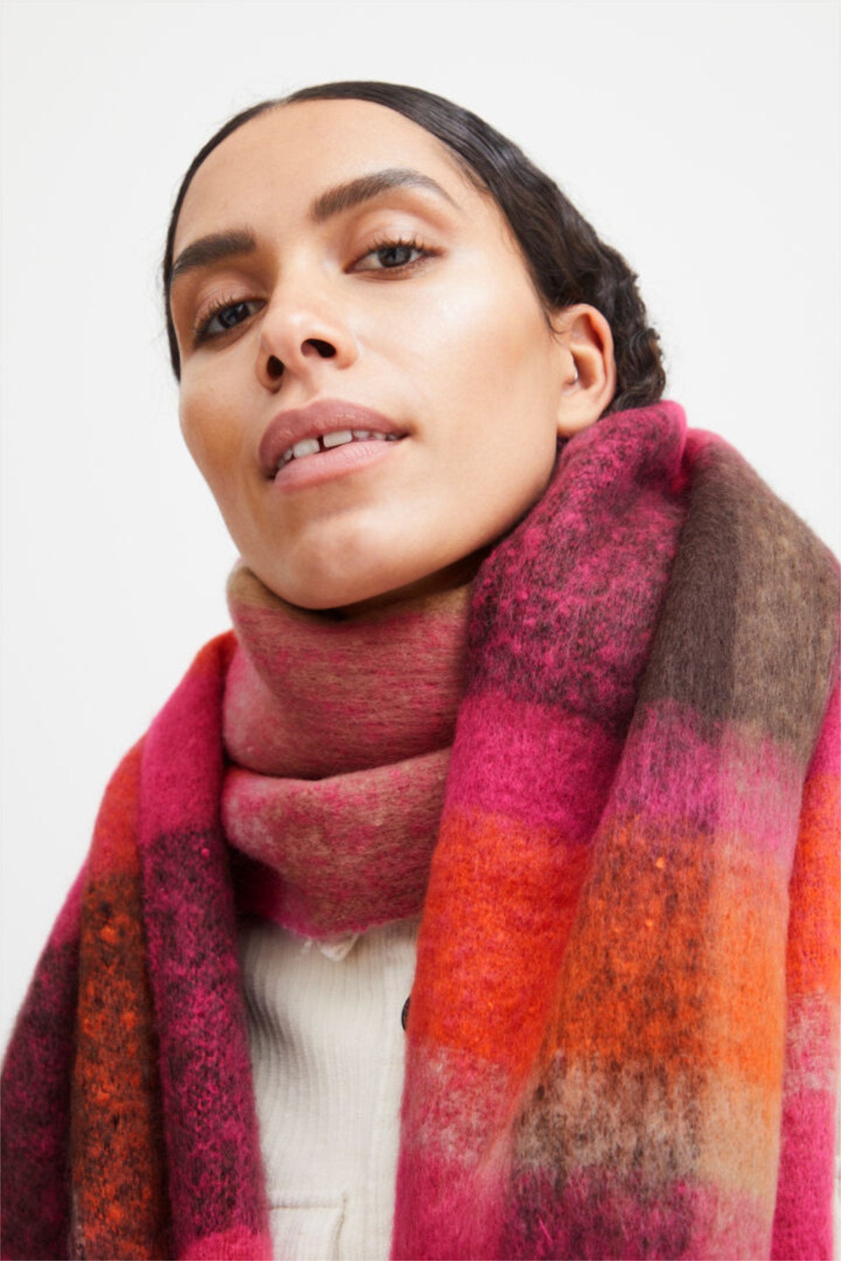 Wagne Scarf, flame mix