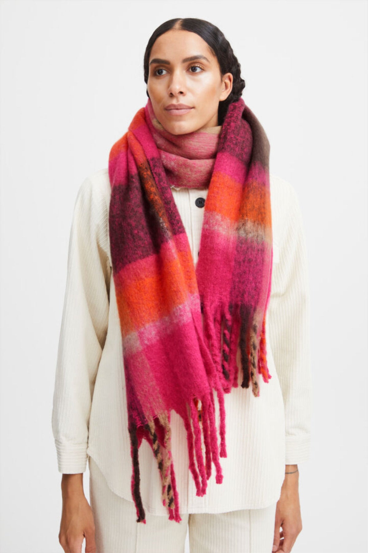 Wagne Scarf, flame mix
