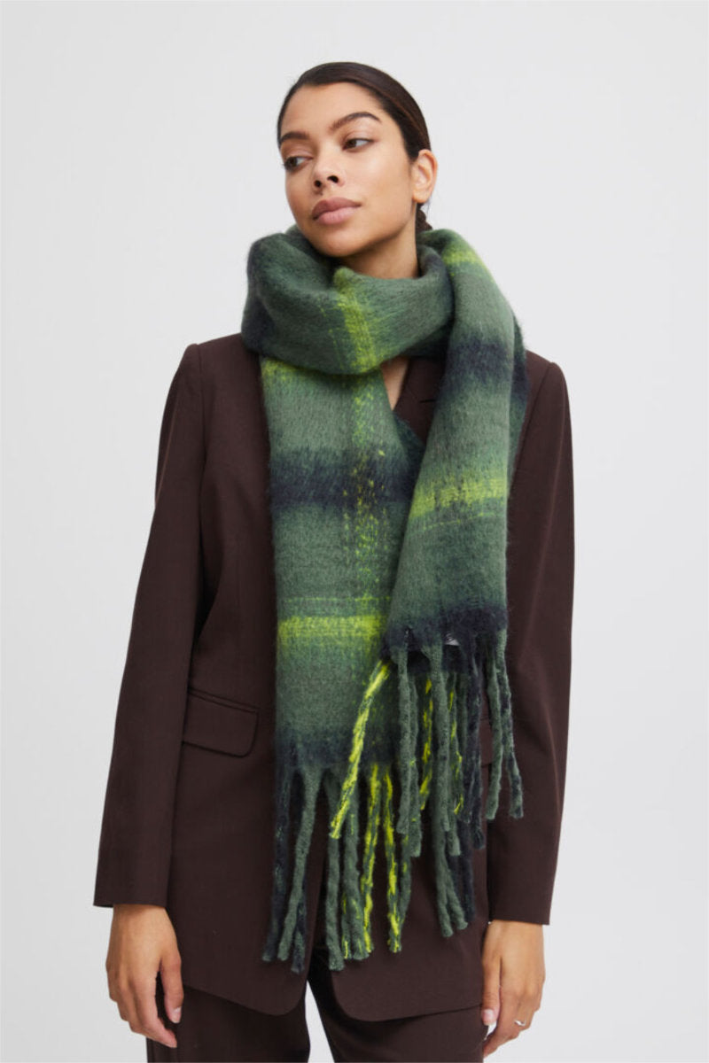 Vase Scarf, olive