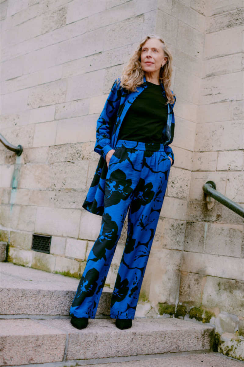 Ibine wide-leg trousers, blue