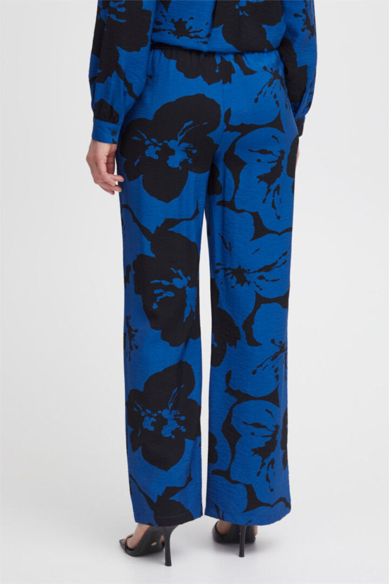 Ibine wide-leg trousers, blue
