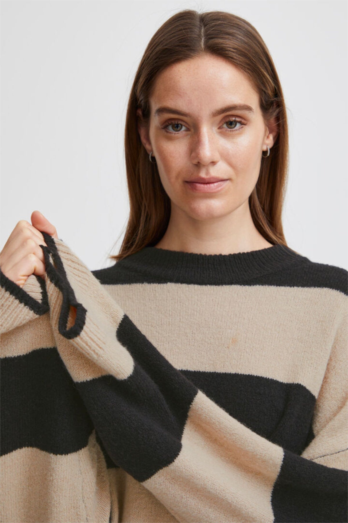 Martha stripe jumper, black