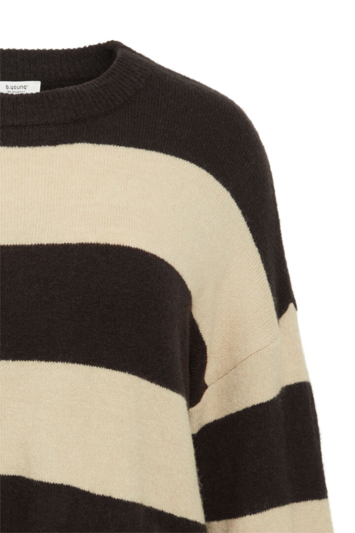 Martha stripe jumper, black