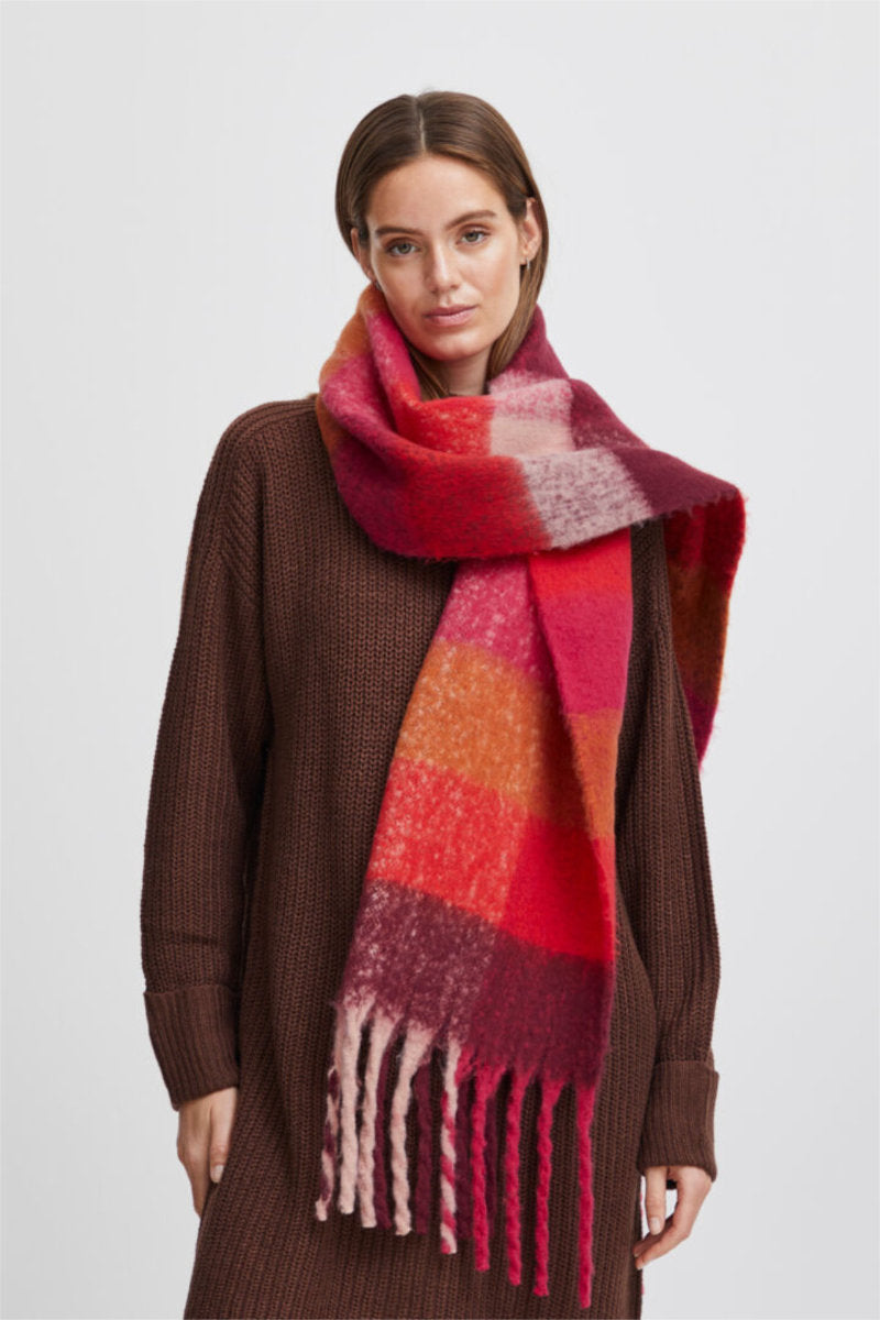 Vask scarf, goji berry mix