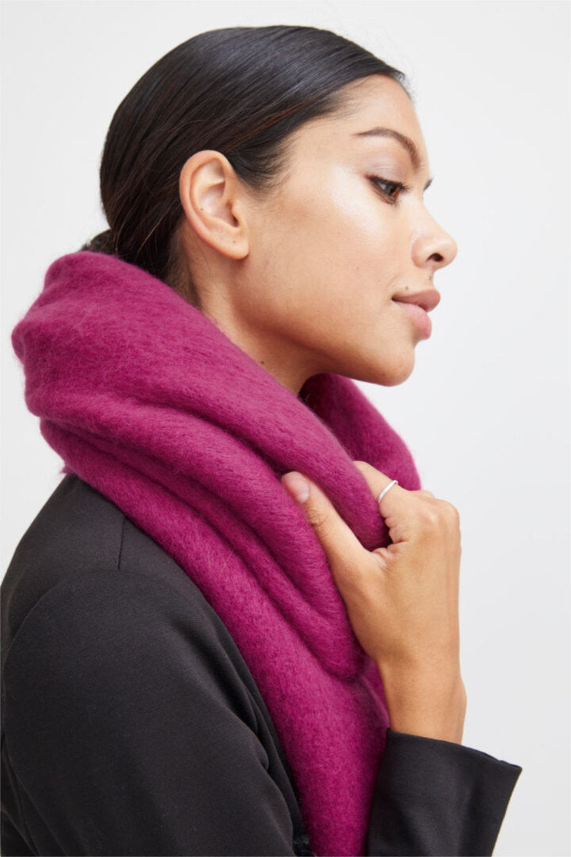 Wilme scarf, Fuchsia