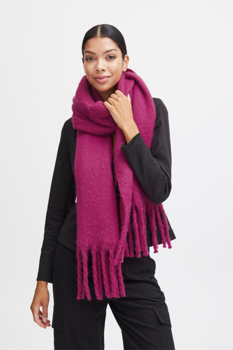 Wilme scarf, Fuchsia