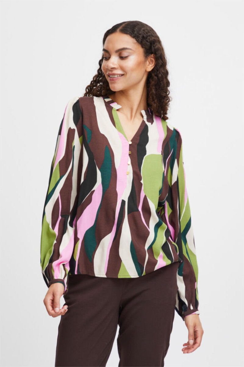 Hisia blouse, guacamole mix