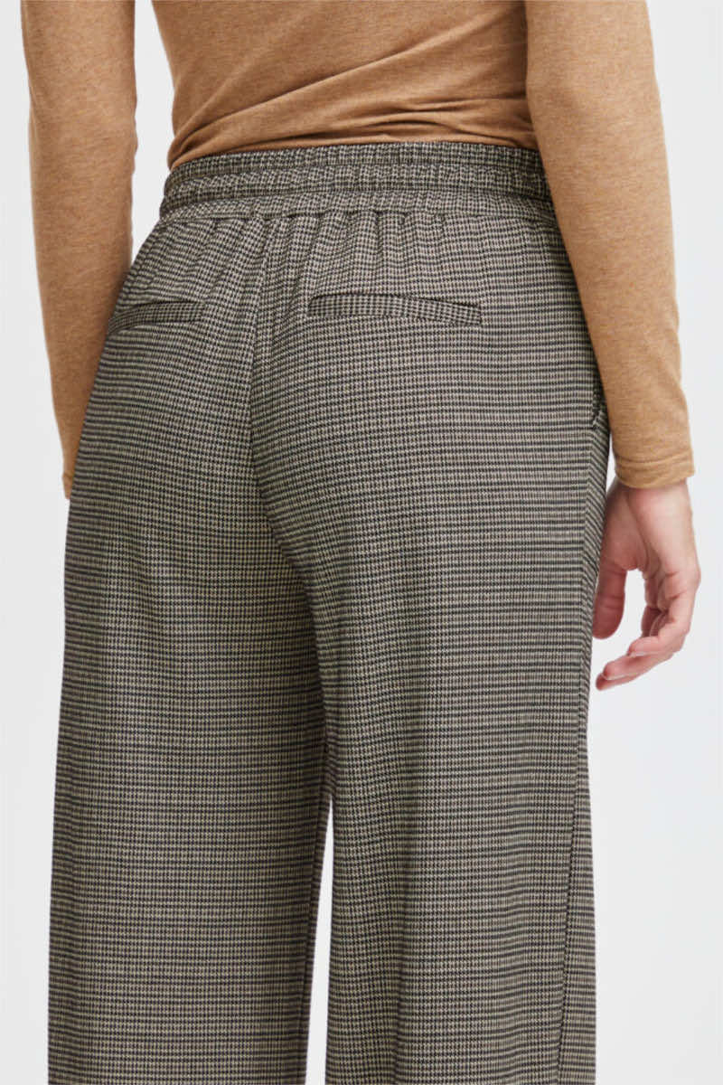 Ravna wide leg trousers, biscuit
