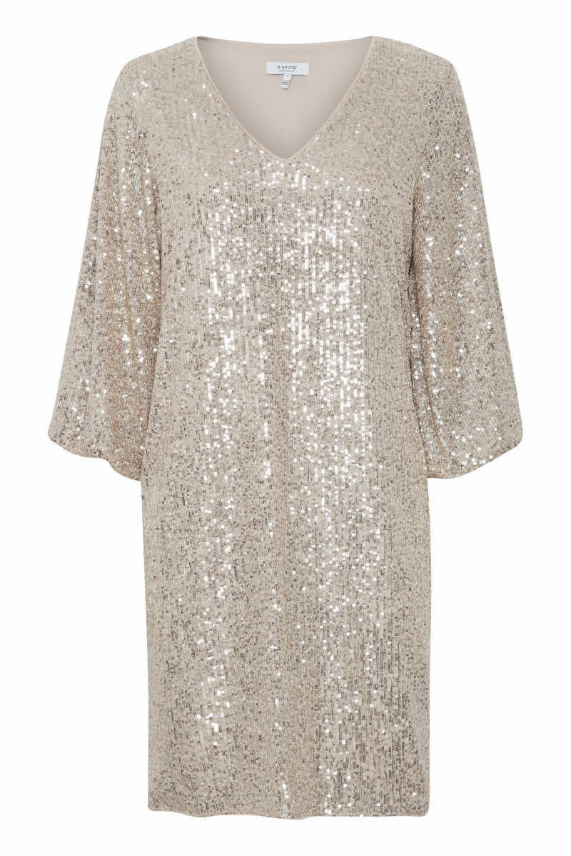 Solia dress, pale gold