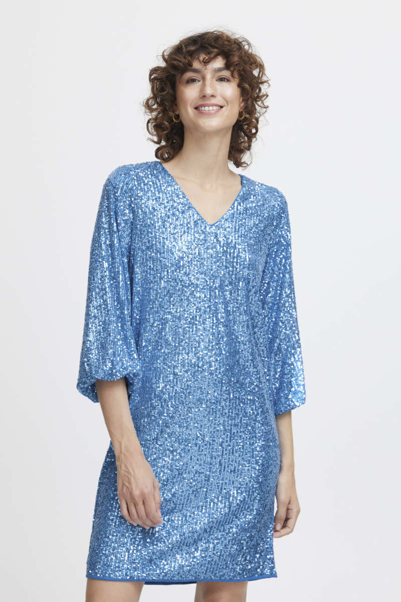 Solia dress, ice blue