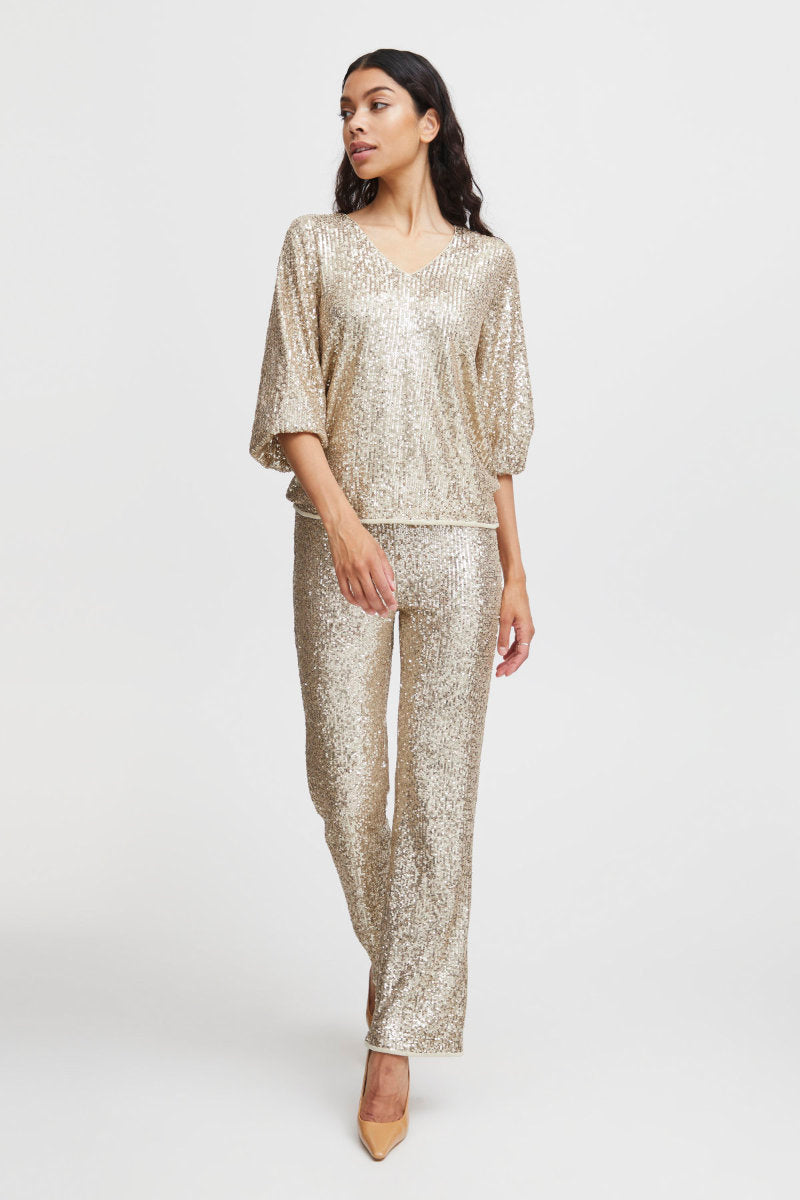 Solia trousers, pale gold