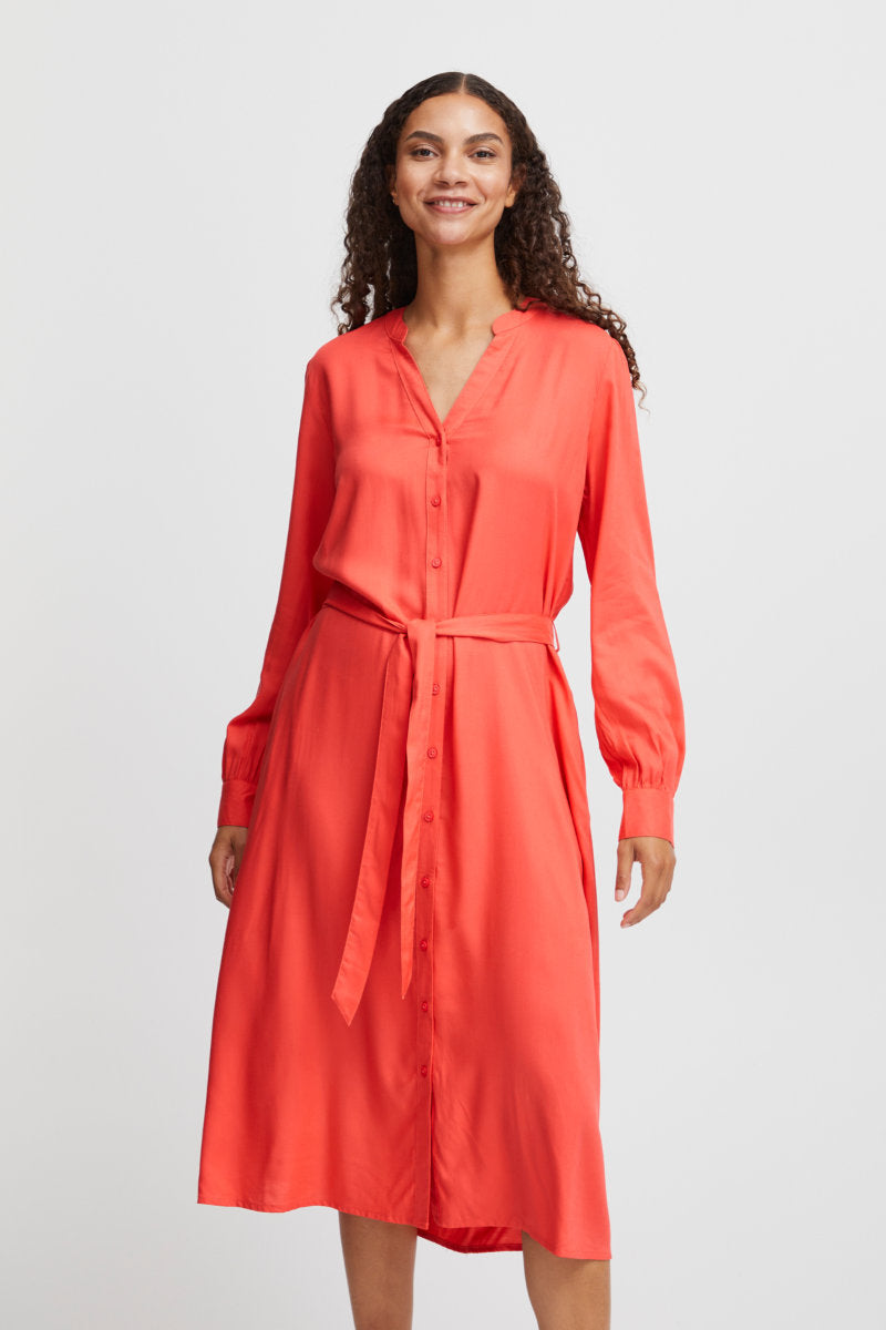 Josa shirt dress, cayenne