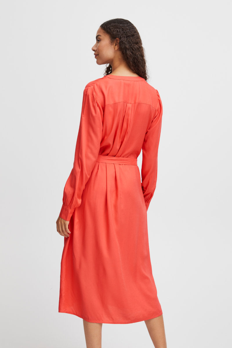 Josa shirt dress, cayenne
