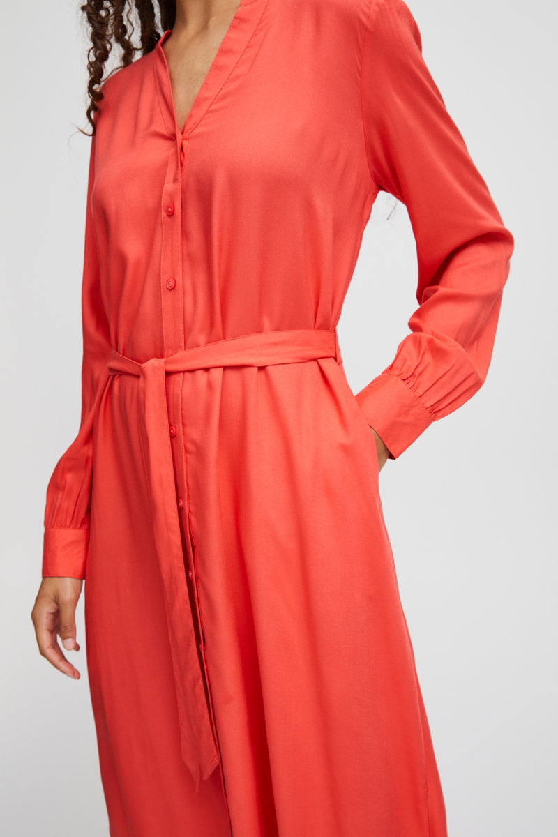 Josa shirt dress, cayenne