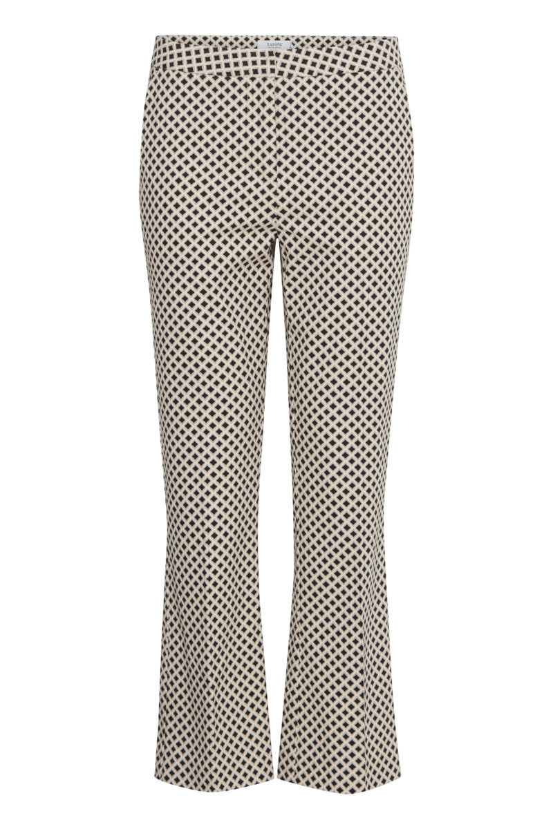Decka trousers, beige and black