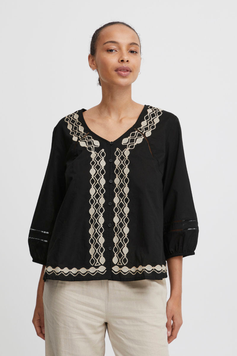 Heidy shirt, black