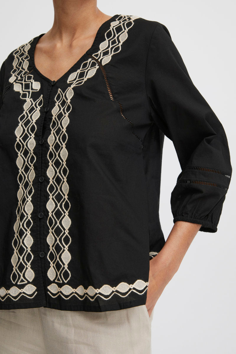 Heidy shirt, black