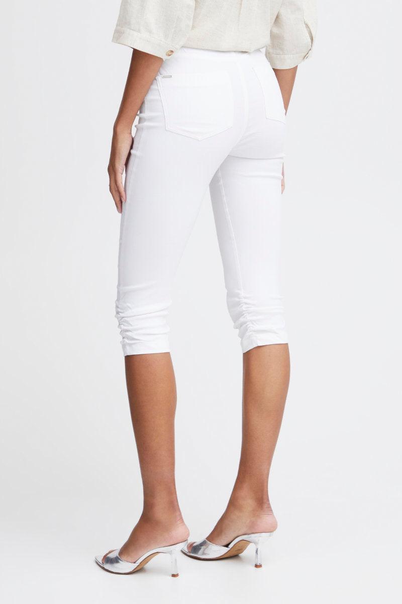 Keira capri pants, white