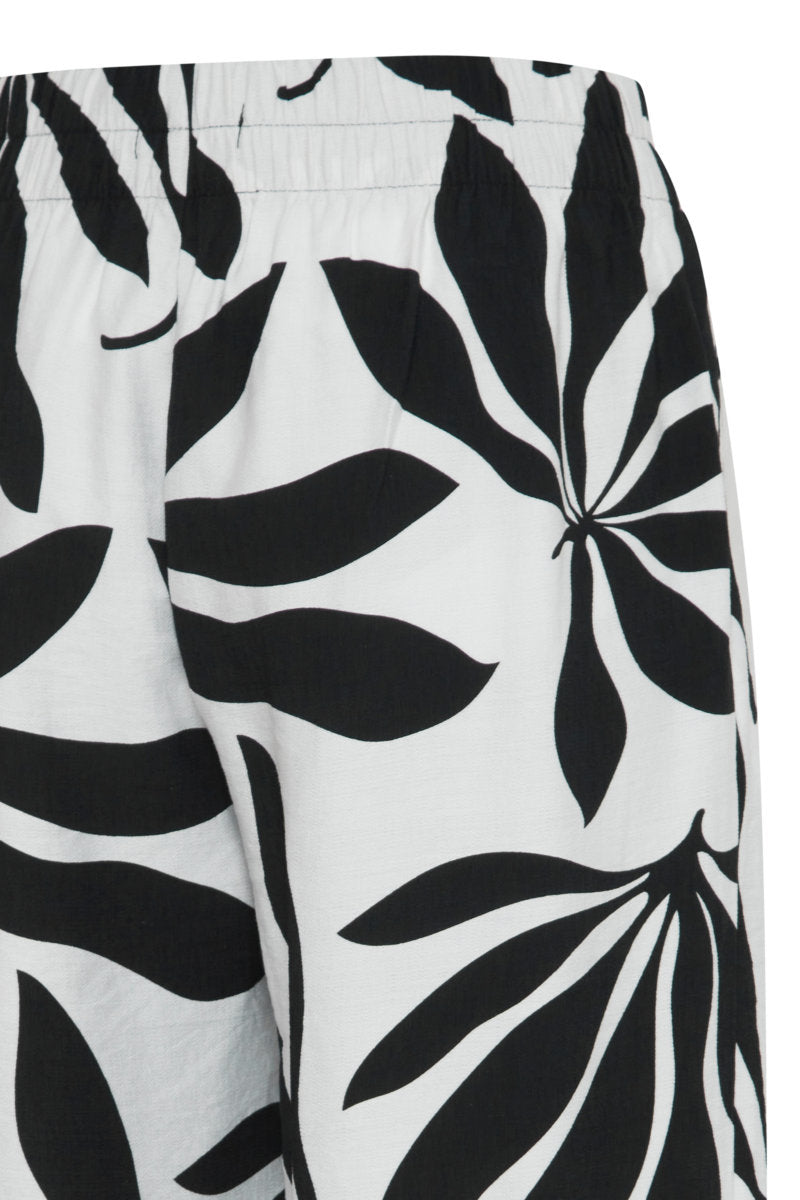 Janina palazzo pants, black