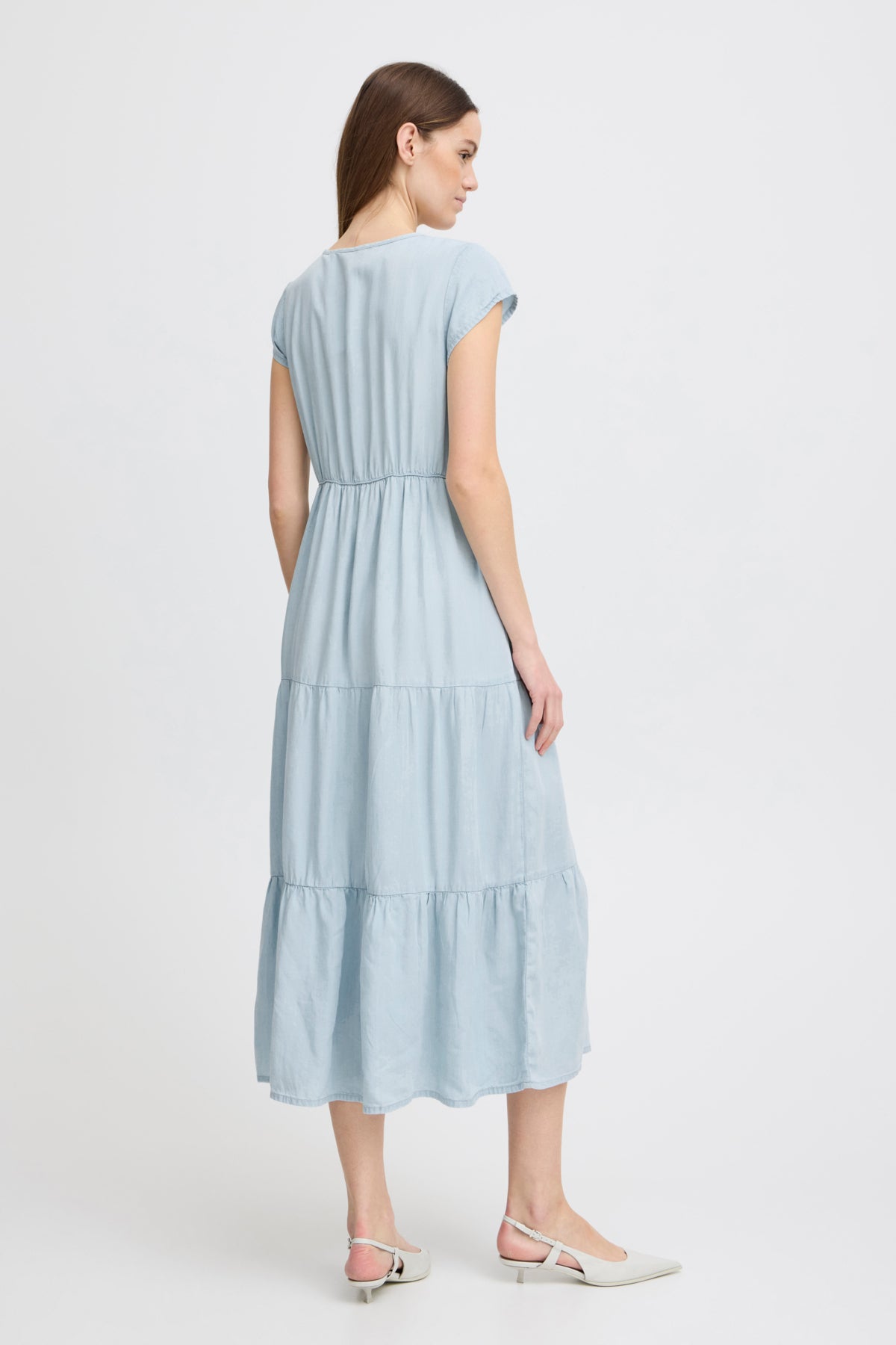 Litta dress, light denim