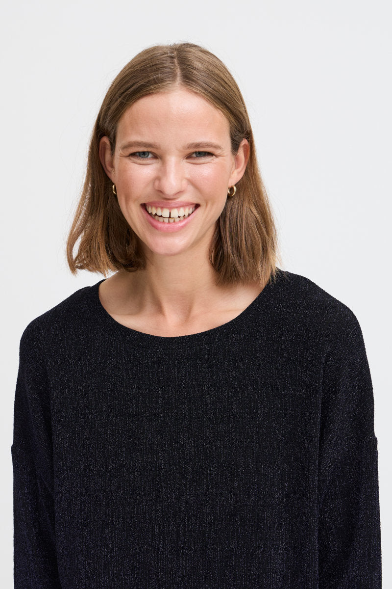 Shiloh top, navy