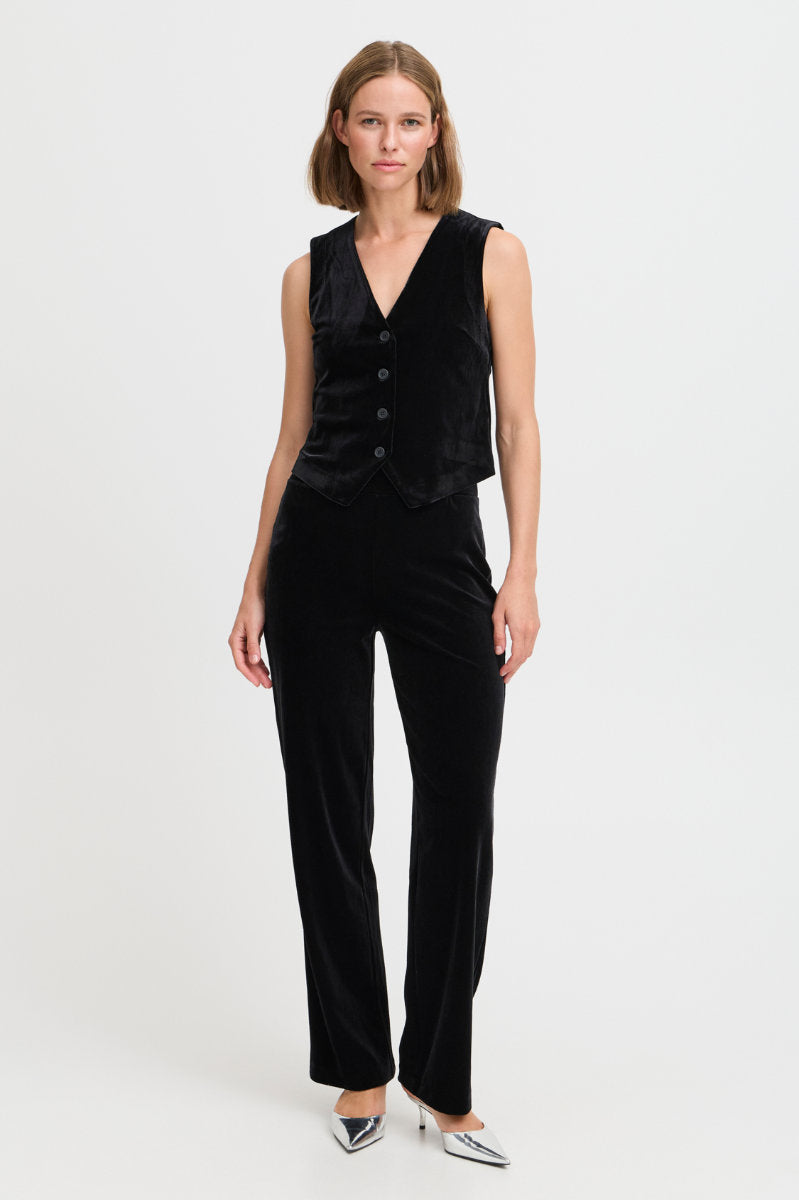 Perlina waiscoat, black