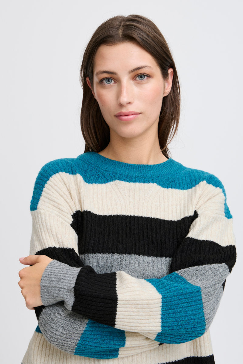 Onema jumper, petrol mix