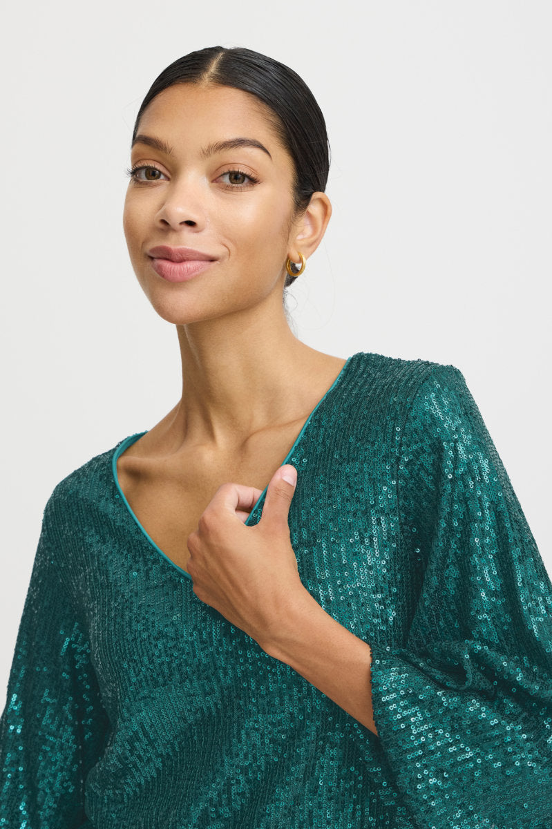 Solia top, green
