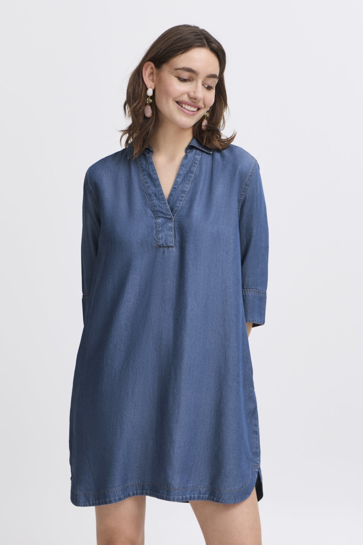 Kosmo tunic, mid denim