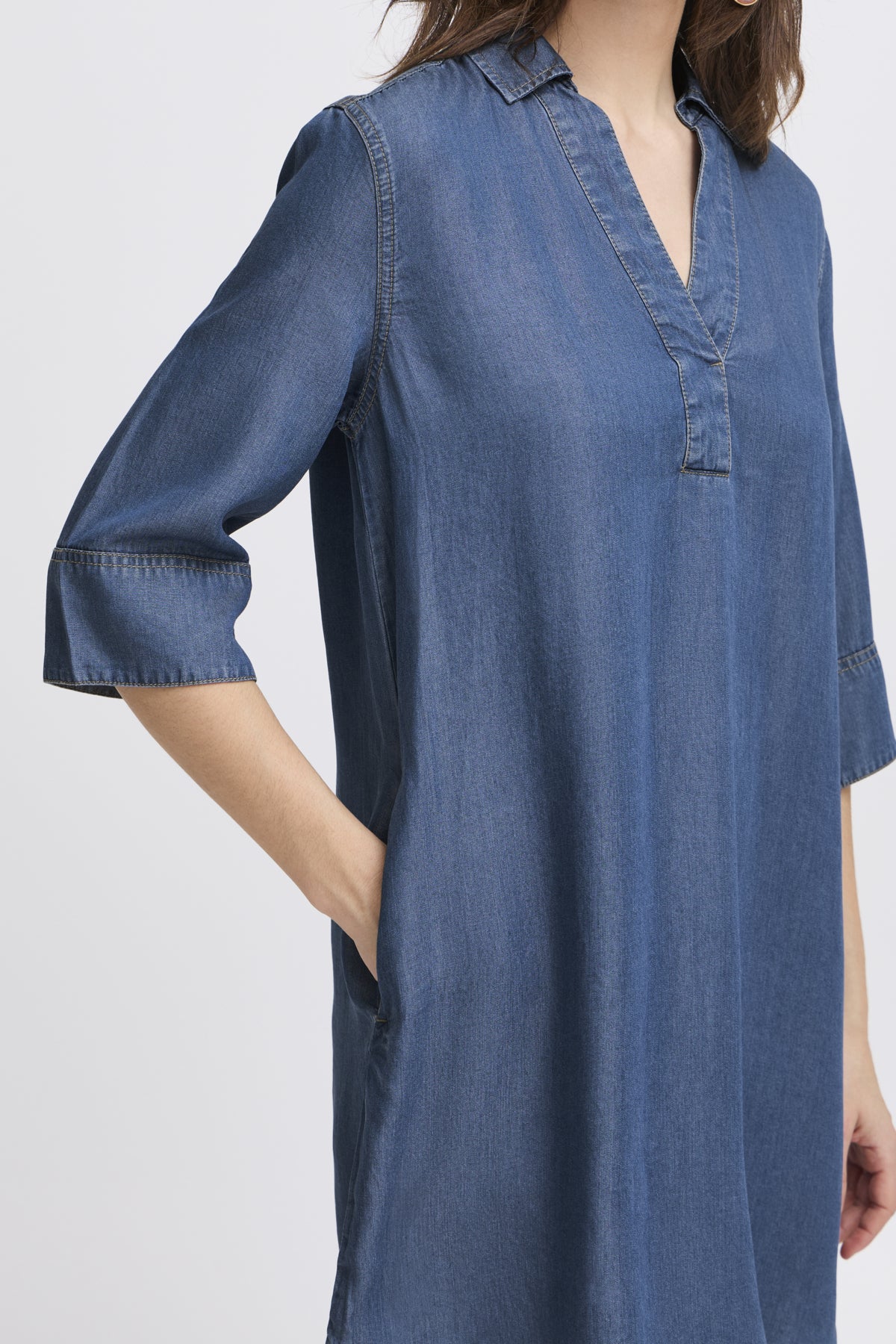 Kosmo tunic, mid denim