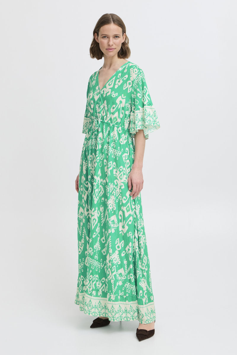 Jasmina long dress, green