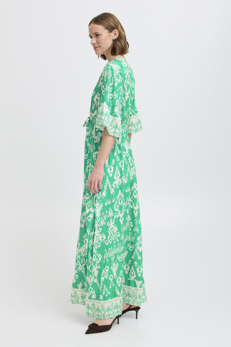 Jasmina long dress, green