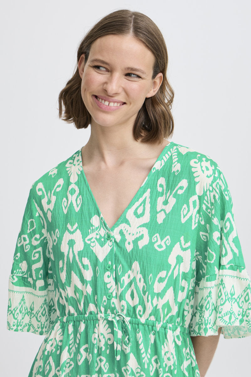 Jasmina long dress, green