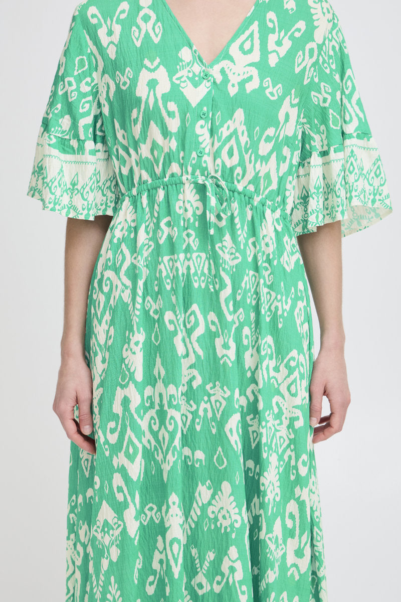 Jasmina long dress, green