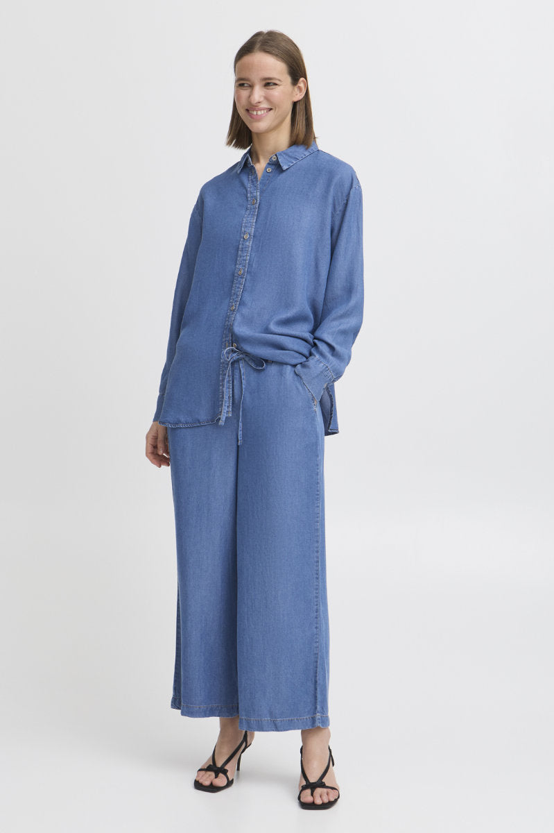 Kosmo crop pants, blue