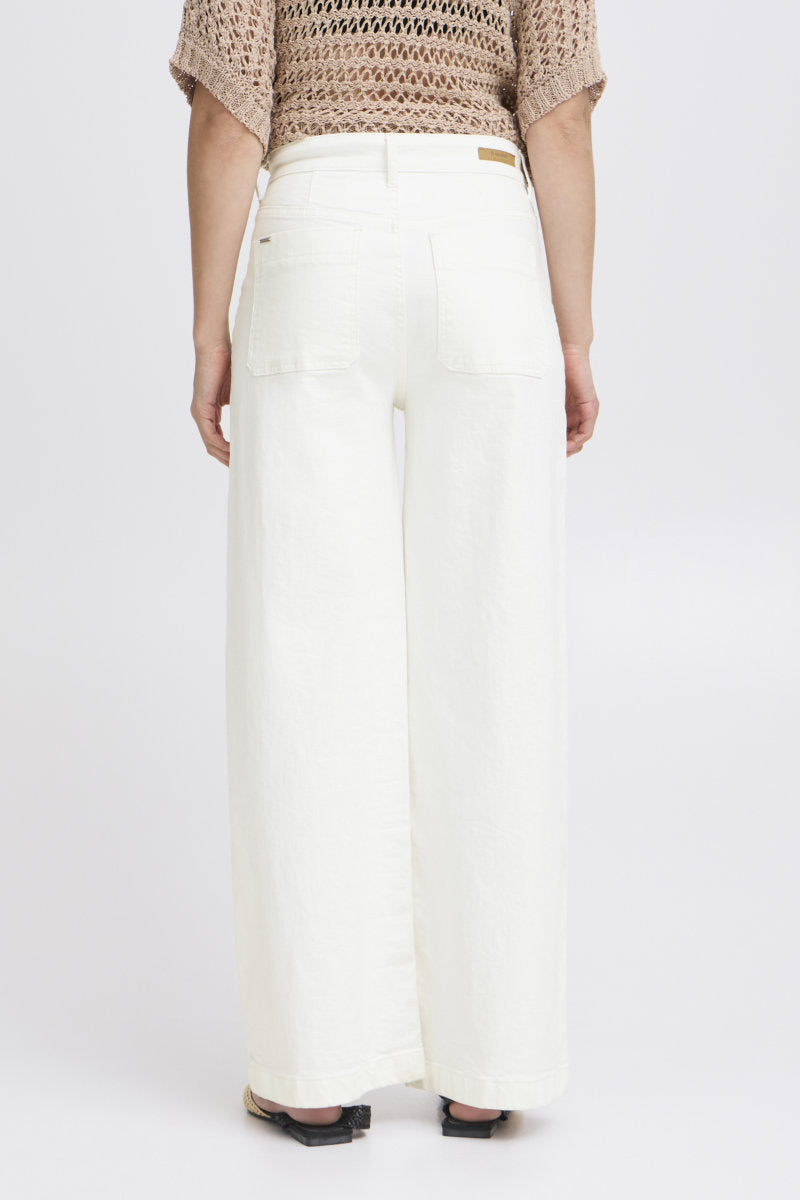 Lydia pocket jeans, ivory