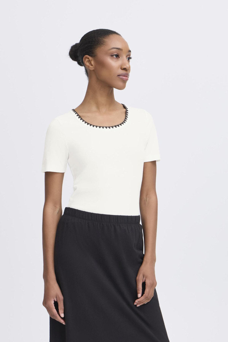 Orana t shirt, ivory