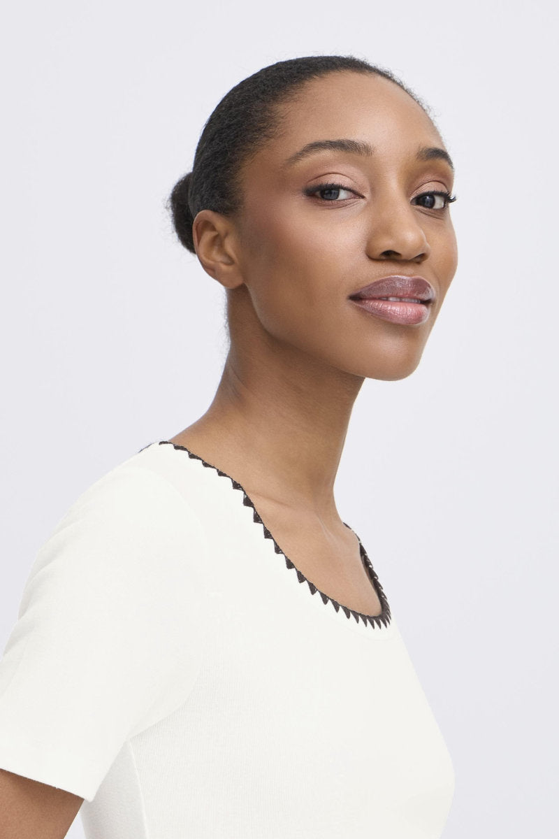 Orana t shirt, ivory