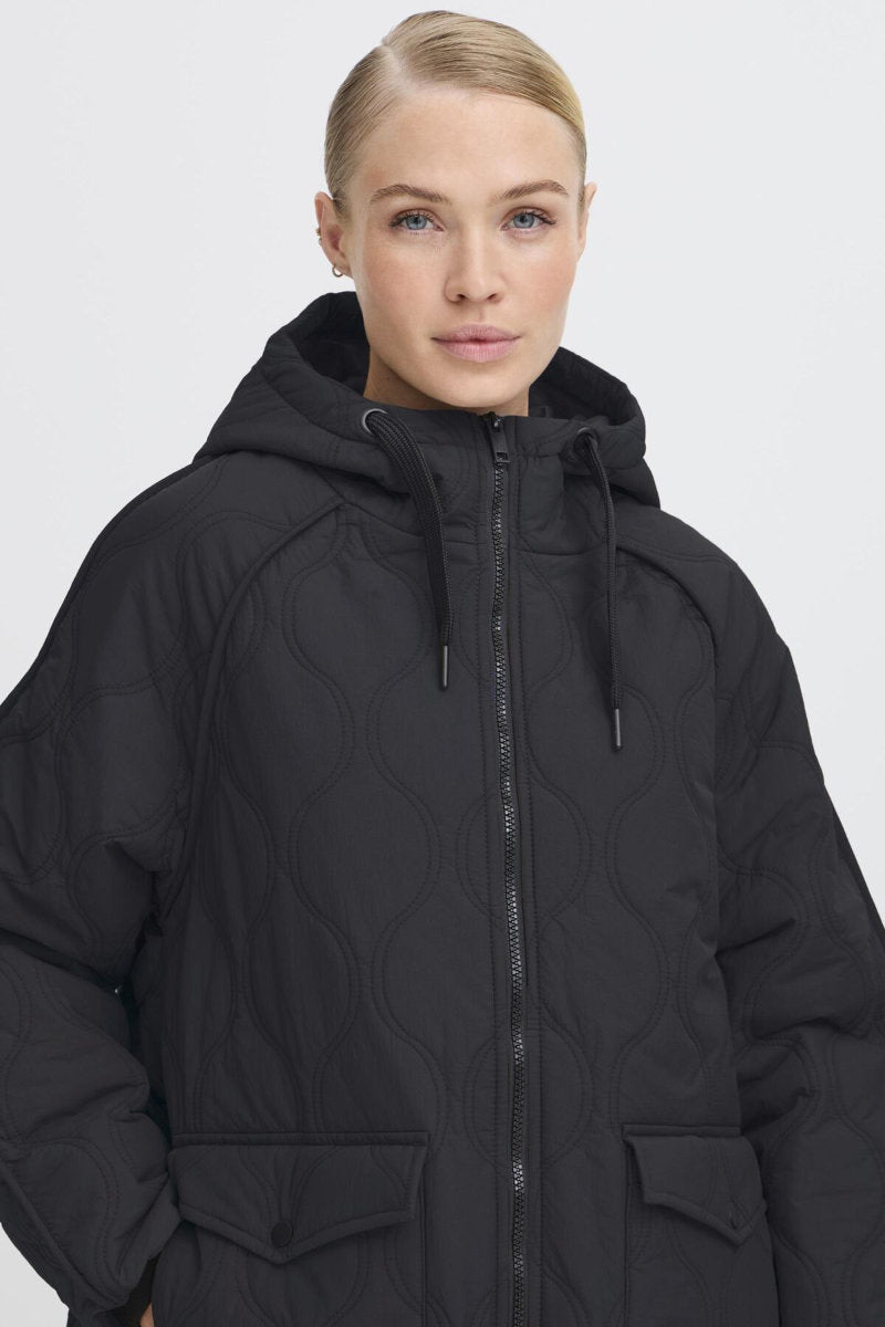 Bocci coat, black